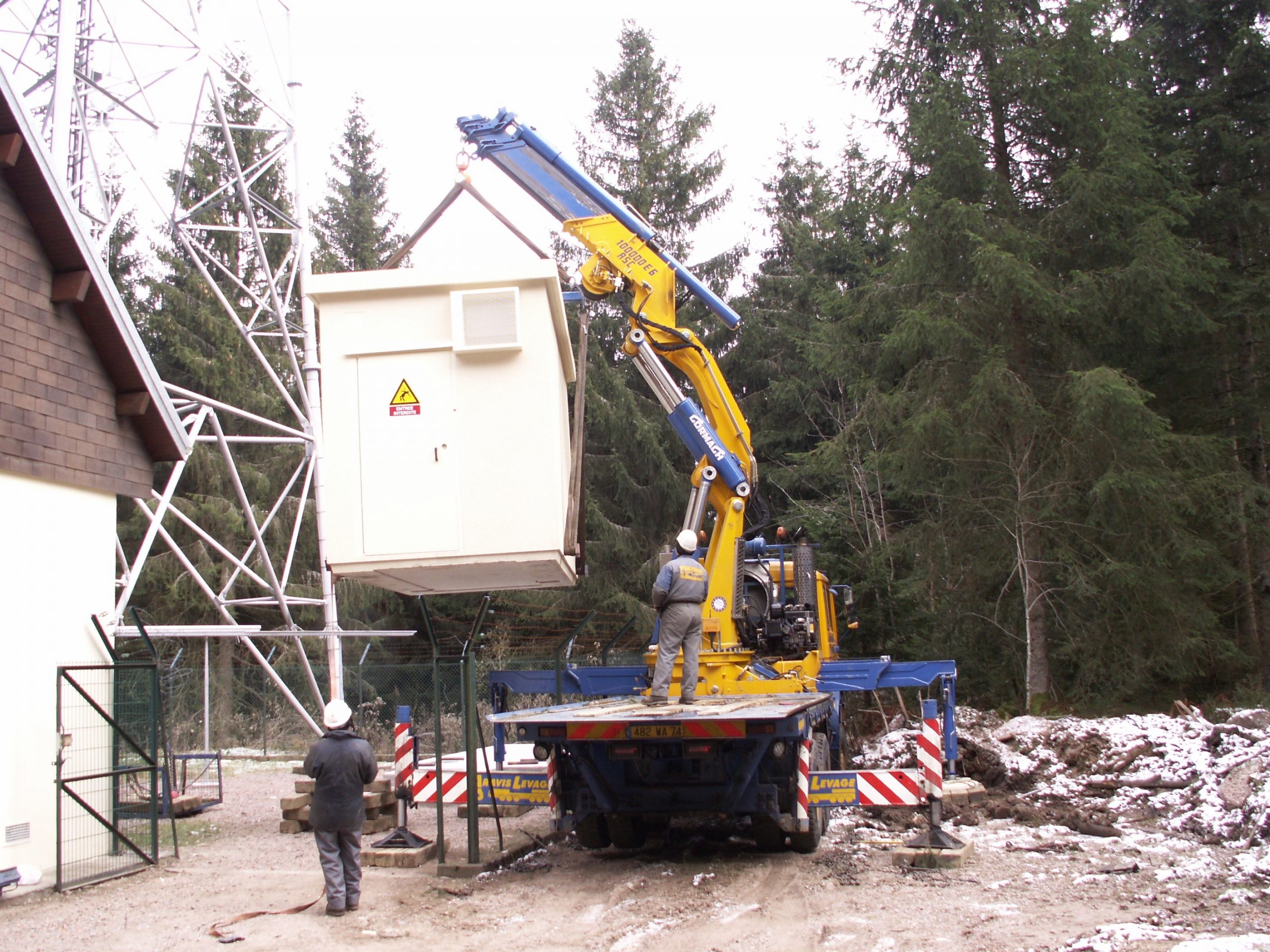 Projet ACROPOL livraison shelter
