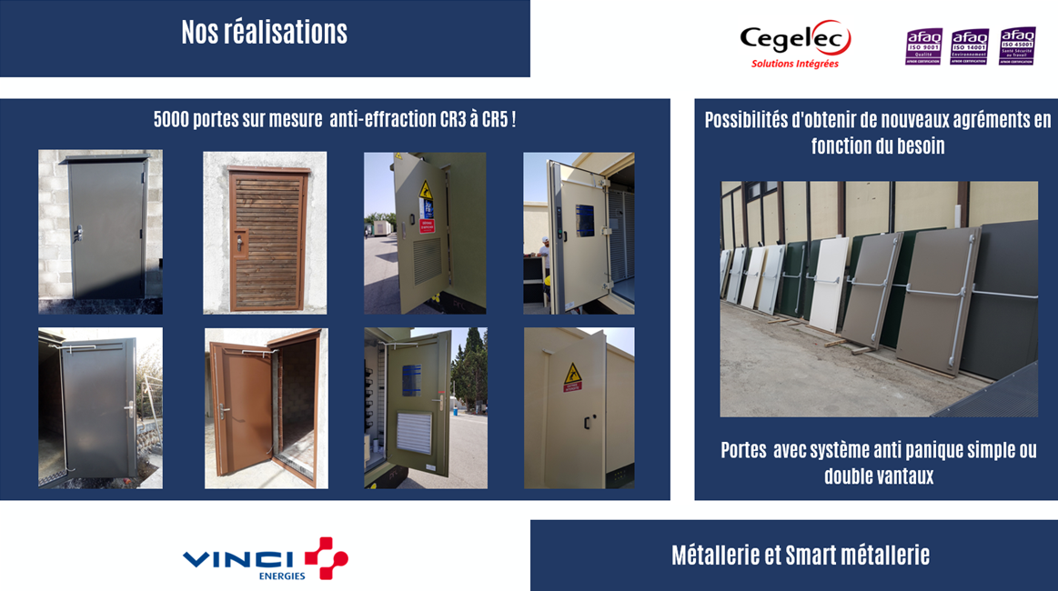 Réalisations de Cegelec SI